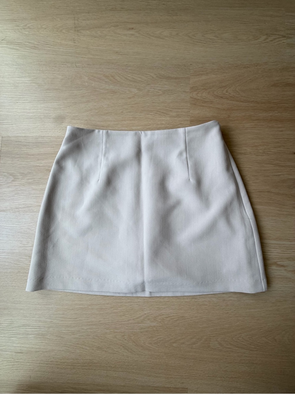 Abercrombie & Fitch Cream A-Line Mini Skirt